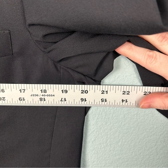 Vintage Brooks Brothers Black BrooksEase Wool Suit Blazer Jacket Size 40L - Picture 3 of 10